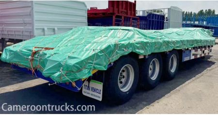 3 Axle Lowbed Semi Trailer is ready to Cameroon