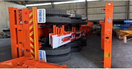 3 Axle Semi Cargo Trailer Side Boards will be sent to Cameroon