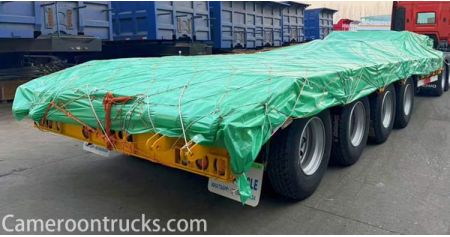4 Axle Low Loader Trailer is Ready to Cameroon