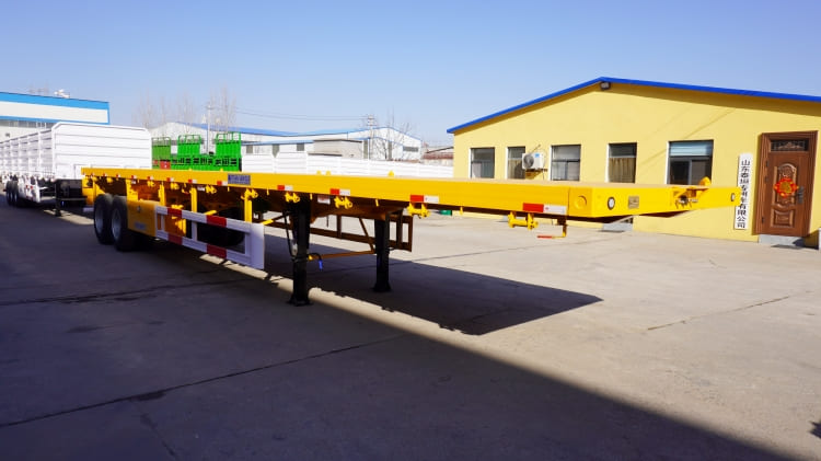 flat bed trailer truck