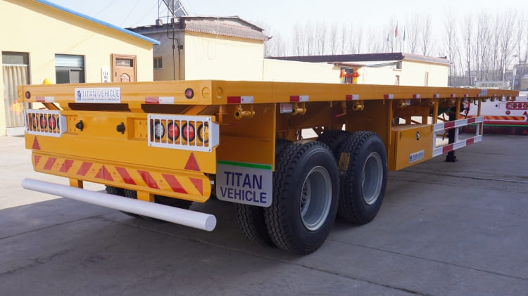 flat bed trailer truck