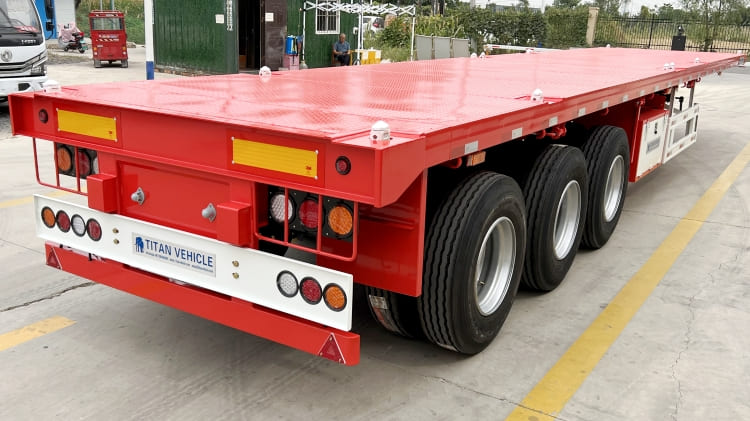 flat bed trailer truck