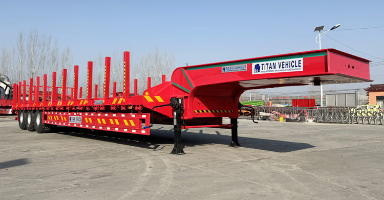 3 Axle Lowbed Trailer for sale in Cameroon 
