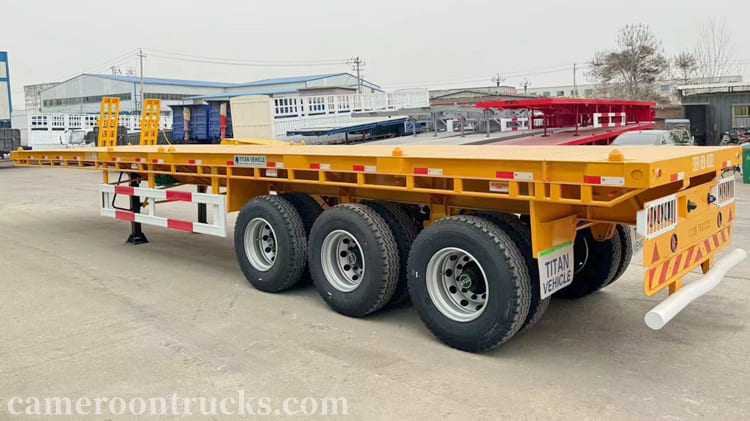 3 Axle Flatbed Semi Traielr for Sale in Cameroon 