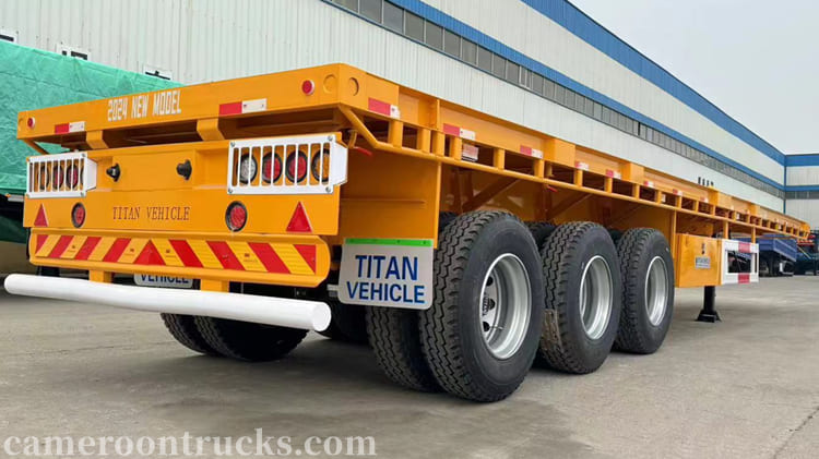 3 Axle Flatbed Semi Traielr for Sale in Cameroon 