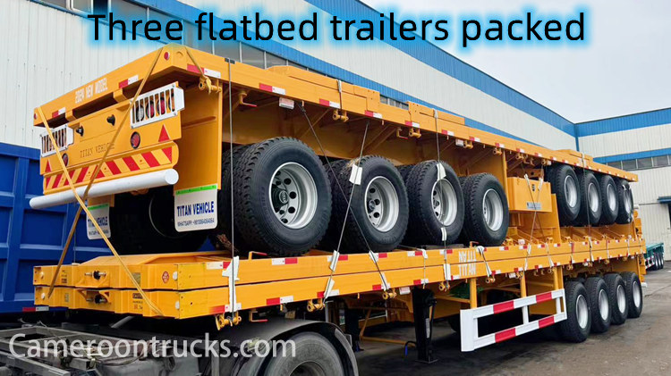 4 Axle 40 Foot Flatbed Trailer for Sale in Cameroon