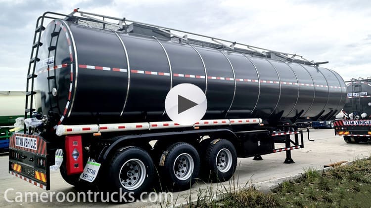 3 Axle Asphalt Oil Tanker Trailer Truck for Sale in Cameroon Tiko