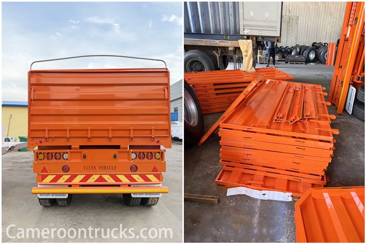 3 Axle Semi Cargo Trailer Side Boards Price in Cameroon