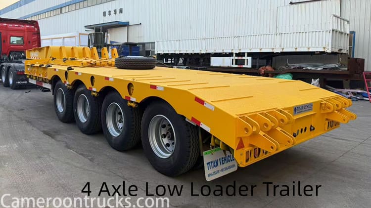 4 Axle Low Loader Trailer for Sale in Cameroon
