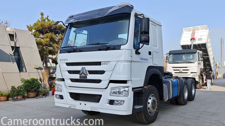Used Sinotruk Howo Tractor Truck for Sale in Cameroon Douala