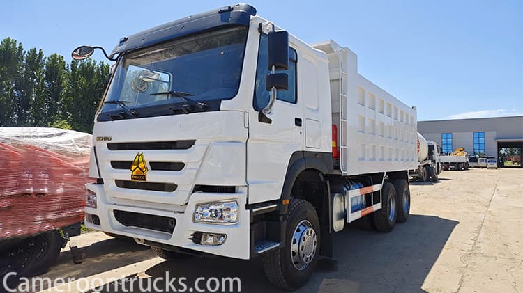 LHD 6x4 Second Hand Howo Dump Truck 371 HP for Sale in Cameroon