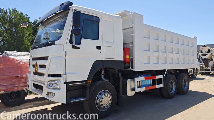 LHD 6x4 Second Hand Howo Dump Truck 371 HP for Sale in Cameroon