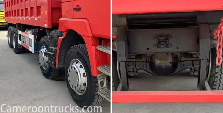 LHD Used Shacman F3000 Dump Truck 8x4 for Sale in Cameroon