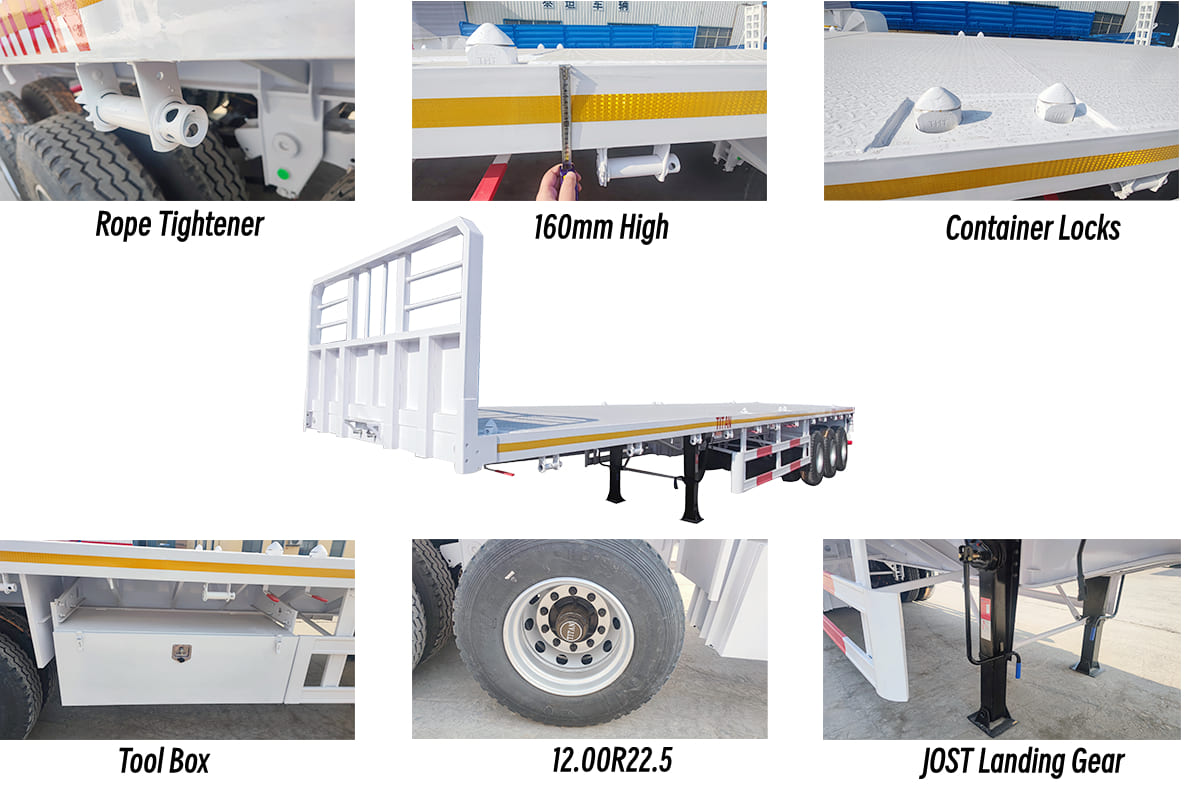 Flatbed Semi Trailer for Sale in Cameroon