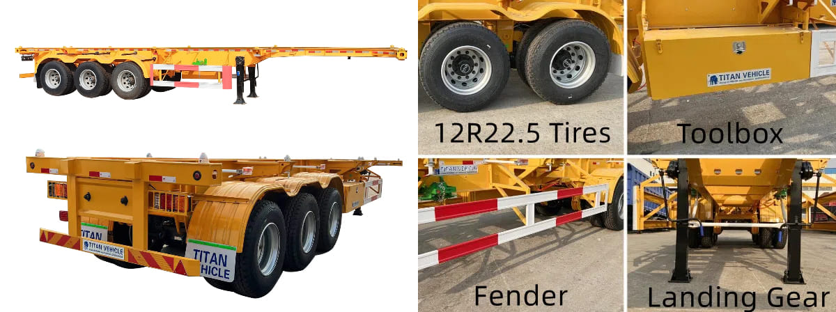 Container Chassis | Skeletal Trailer for sale in Cameroon