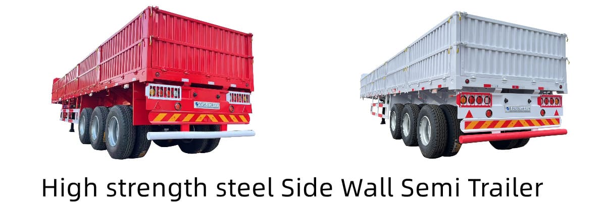 New Side Wall Semi Trailer for Sale in Cameroon
