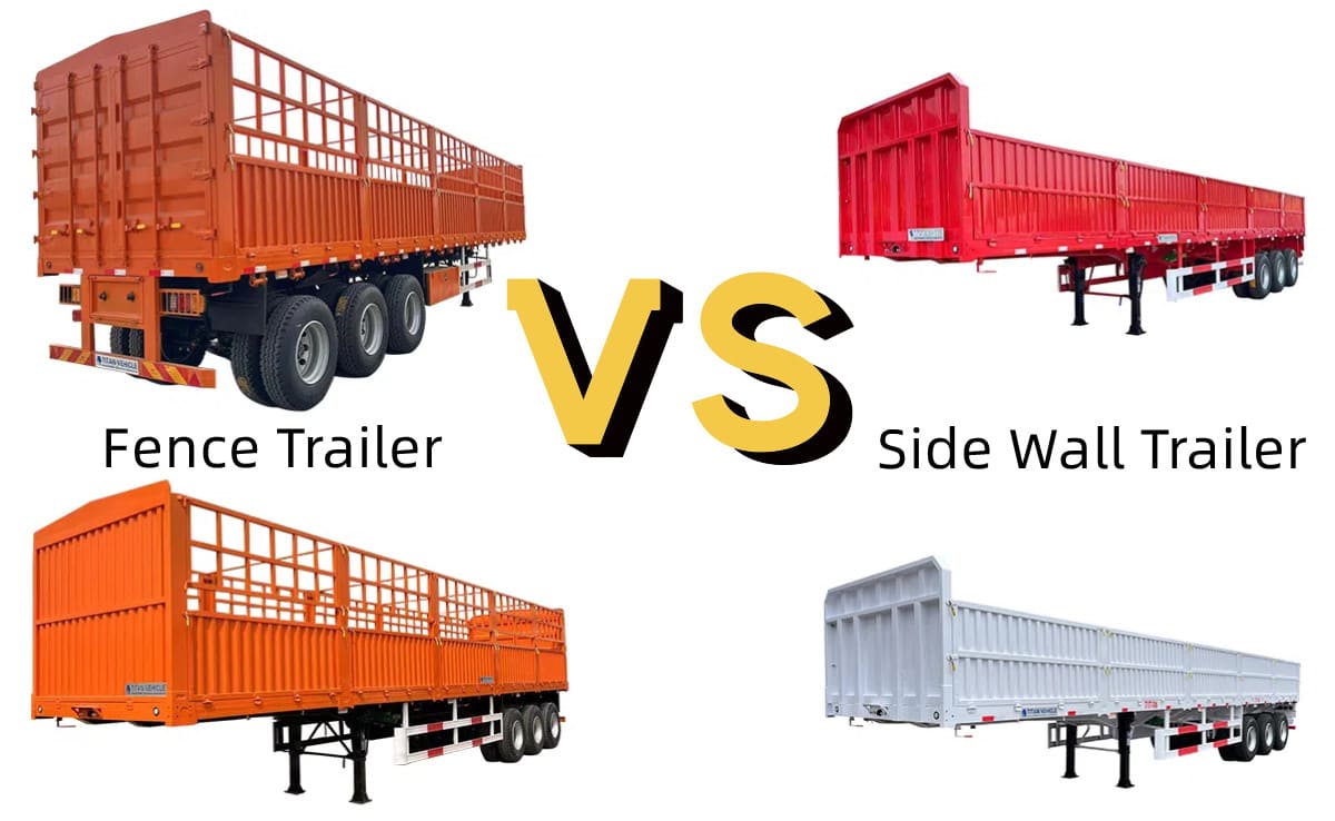 New Side Wall Semi Trailer for Sale in Cameroon