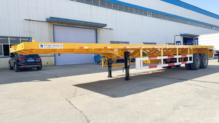 2 Axle Flatbed Trailer Price for Sale in Cameroon