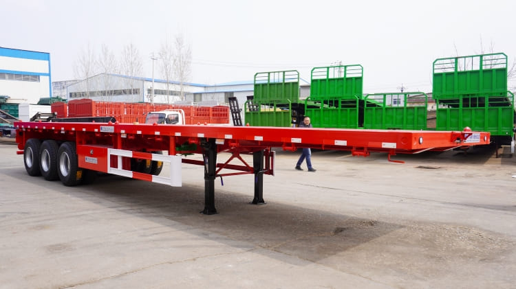 3 Axle 40Ft Trailer for Sale | Flatbed Trailer Prices in Cameroon
