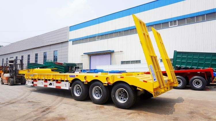 3 Axle Lowbed Trailer Truck for Sale in Cameroon