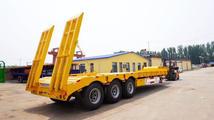 3 Axle Lowbed Trailer Truck for Sale in Cameroon