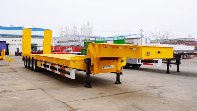 4 Axle 100 Ton Lowbed Truck Price for Sale in Cameroon