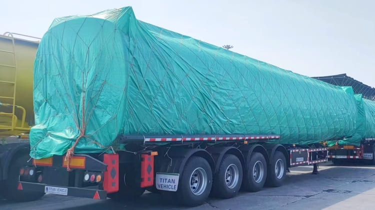 4 Axle Stainless Steel Tanker Truck