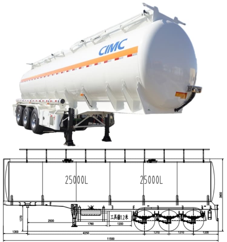 Cimc China Petrol Tanker Price