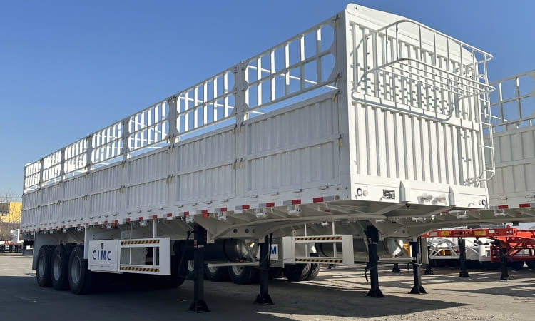 Cimc Products 3 Axle Fence Trailer for Sale in Cameroon