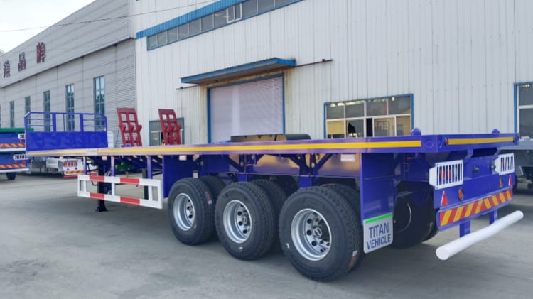 40 Foot Flat Bed Trailer Truck | 3 Axle Trailer for Sale in Cameroon