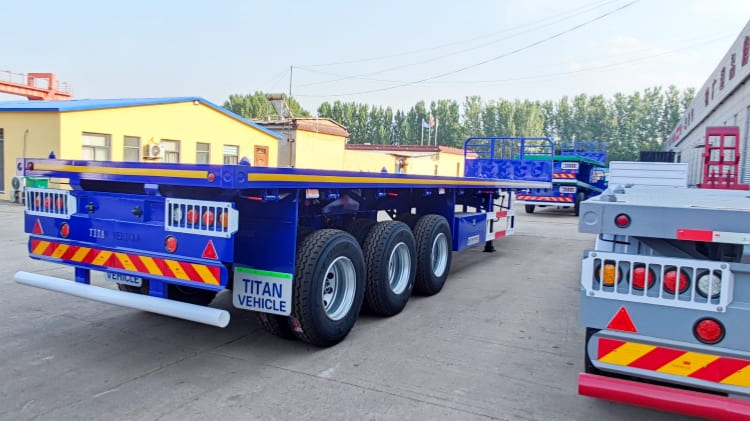 40 Foot Flat Bed Trailer Truck | 3 Axle Trailer for Sale in Cameroon