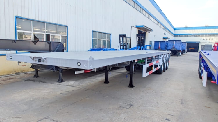 40Ft 3 Axle Flatbed Semi Trailer for Sale in Cameroon