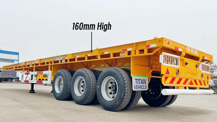 Triple Axle Flat Deck Trailer for Sale in Cameroon