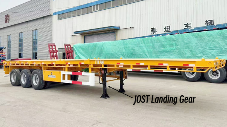Triple Axle Flat Deck Trailer for Sale in Cameroon