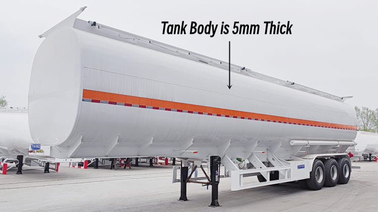 3 Axle 40000 Liters Palm Oil Tanker Trailer for Sale in Cameroon
