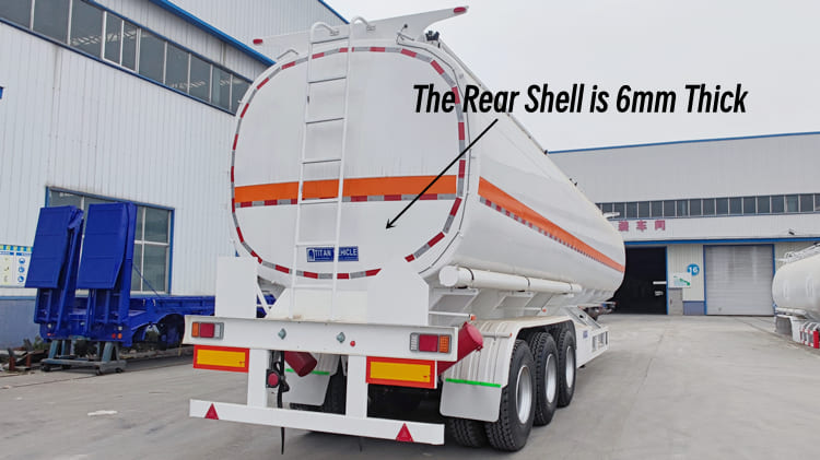 3 Axle 40000 Liters Palm Oil Tanker Trailer for Sale in Cameroon