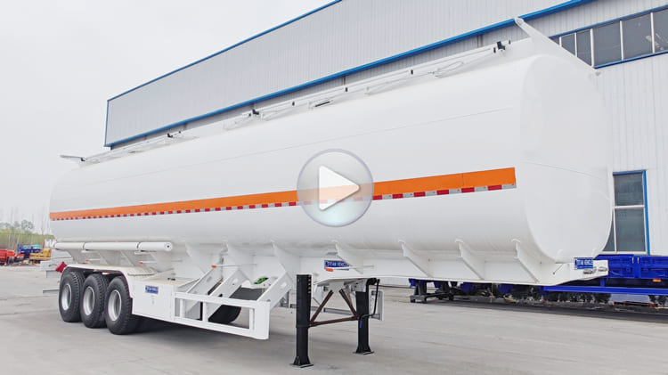 3 Axle 40000 Liters Palm Oil Tanker Trailer for Sale in Cameroon