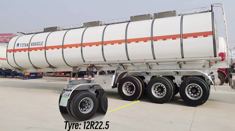 50000 Liters Aluminum Tanker Diesel Fuel Tanker Price in Cameroon Douala