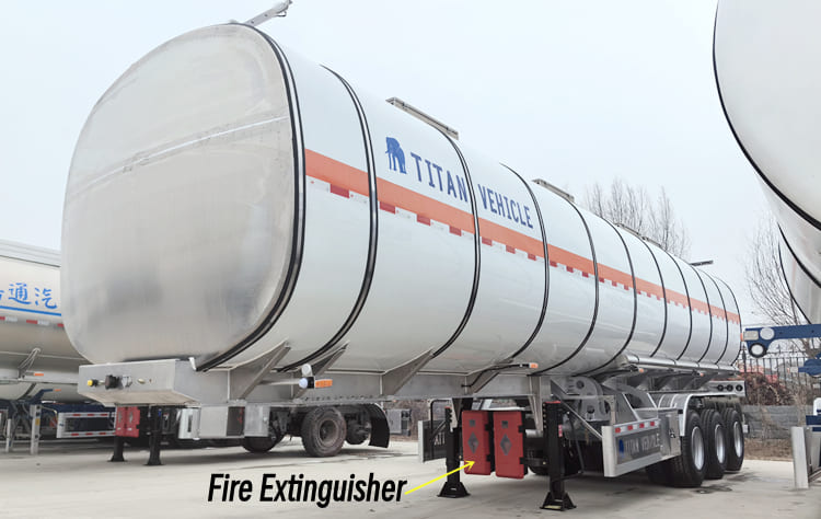 50000 Liters Aluminum Tanker Diesel Fuel Tanker Price in Cameroon Douala