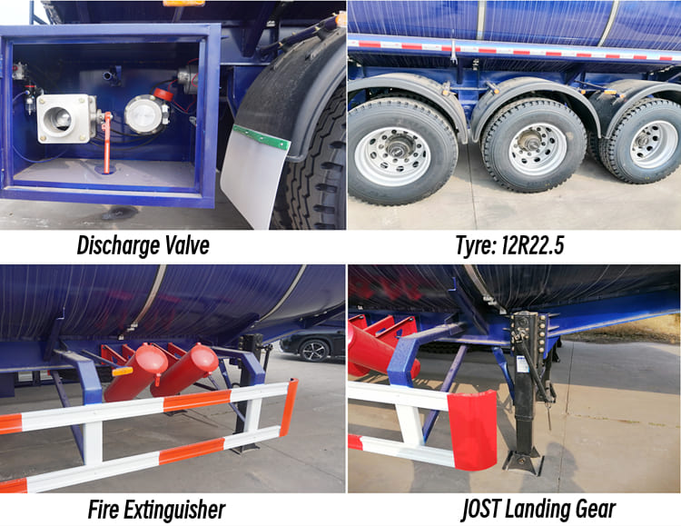 60000 Liters Stainless Steel Fuel Tanker Trailer for Sale in Cameroon