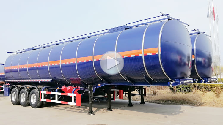 60000 Liters Stainless Steel Fuel Tanker Trailer for Sale in Cameroon