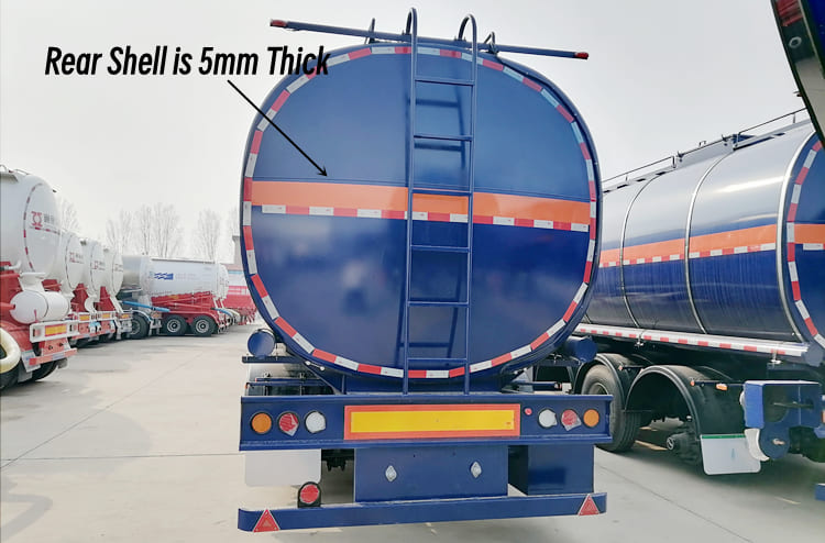 60000 Liters Stainless Steel Fuel Tanker Trailer for Sale in Cameroon