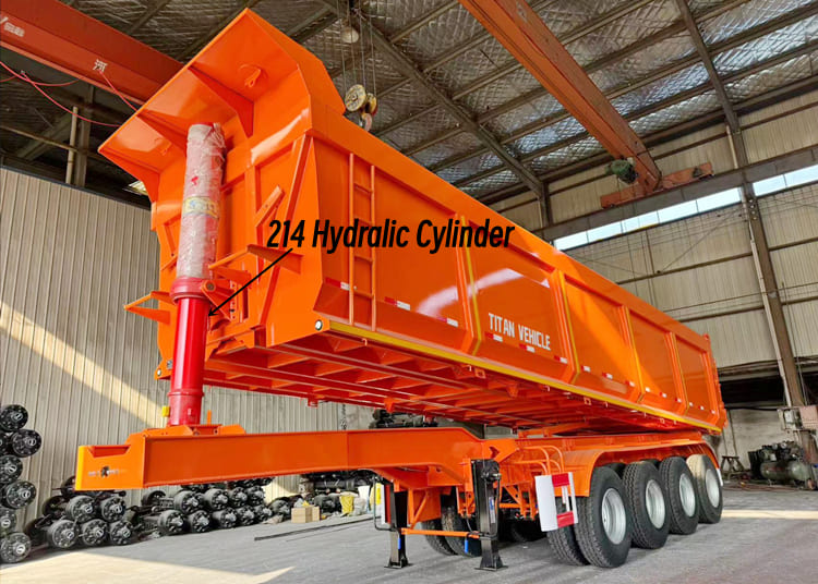 4 Axle Dump Truck Semi Trailer for Sale in Cameroon