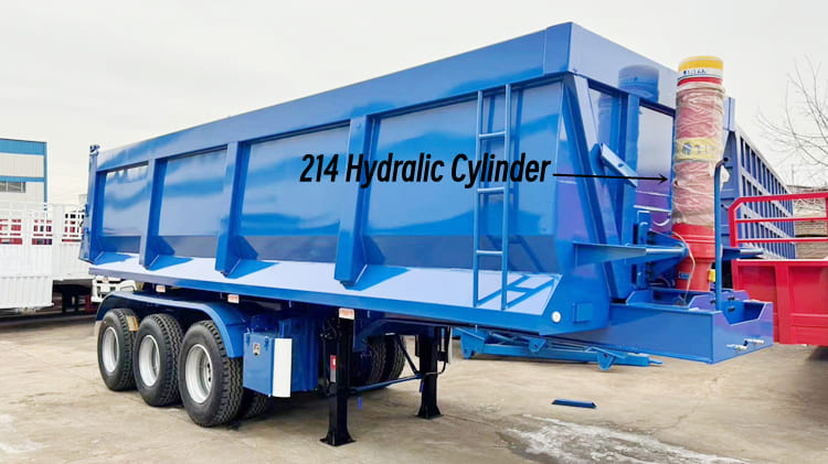 Heavy Duty Hydraulic Tipper Semi Trailer With Air Suspension in Cameroon