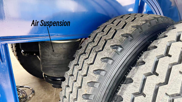 Heavy Duty Hydraulic Tipper Semi Trailer With Air Suspension in Cameroon