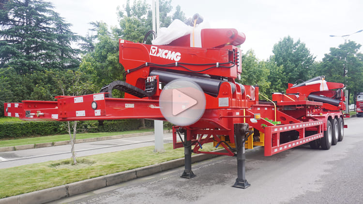 45 Tons Container Side Loader Truck Trailer for Sale in Cameroon 