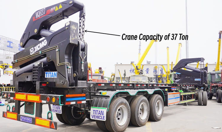 40 Ft Container Sideloader Trailer Truck for Sale in Cameroon