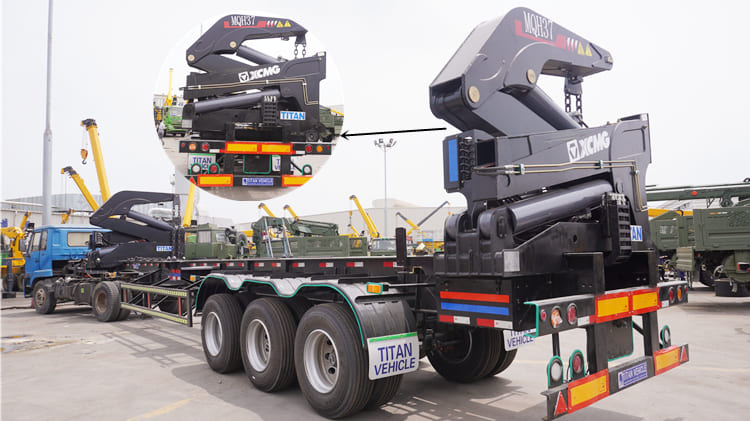 40 Ft Container Sideloader Trailer Truck for Sale in Cameroon
