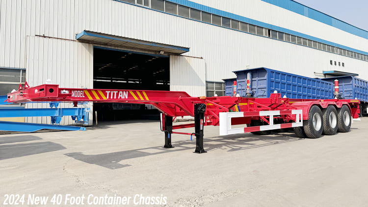 New 40 Foot Container Chassis Trailer for Sale in Cameroon
