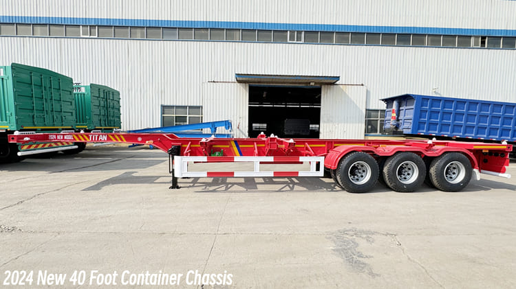 New 40 Foot Container Chassis Trailer for Sale in Cameroon
